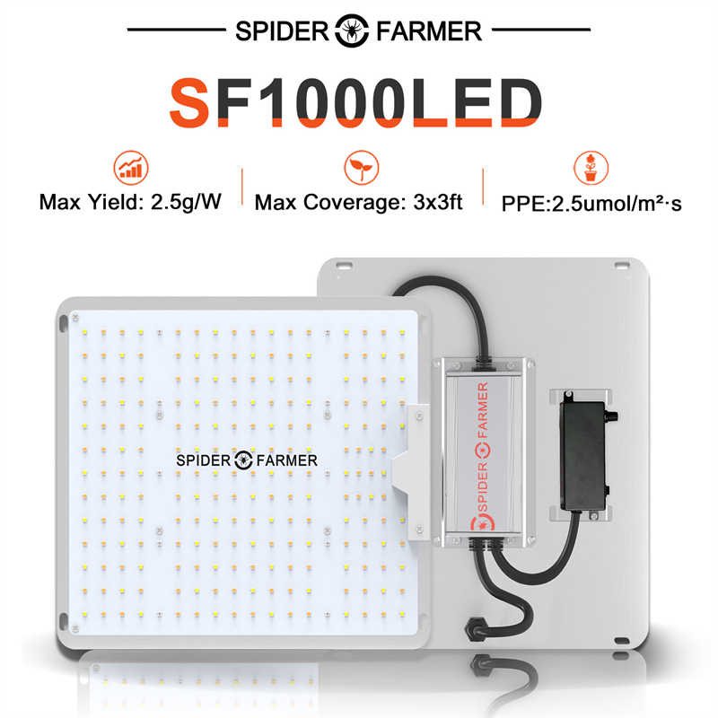 spider farmer canada sf1000 full spectrum led grow light