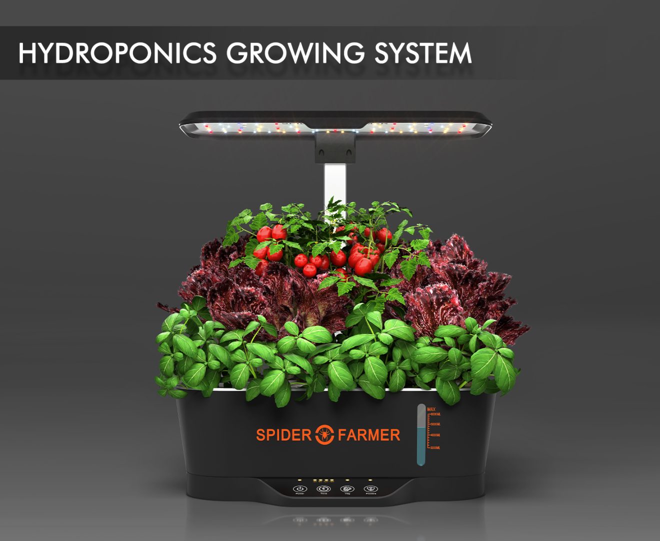 Spider Farmer® Smart G12 Indoor Hydroponic Grow System - Spider Farmer TH