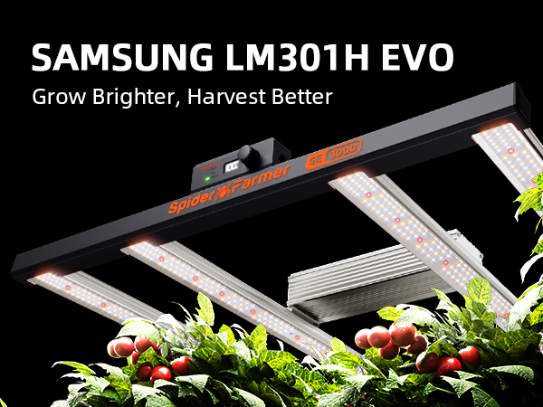 2024 Spider Farmer® SE3000 300W LED Grow Light Full Spectrum Samsung LM301B Diodes For 90cm x 90cm-1